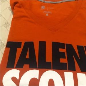 Nike Vivid Orange Tee with Black Print